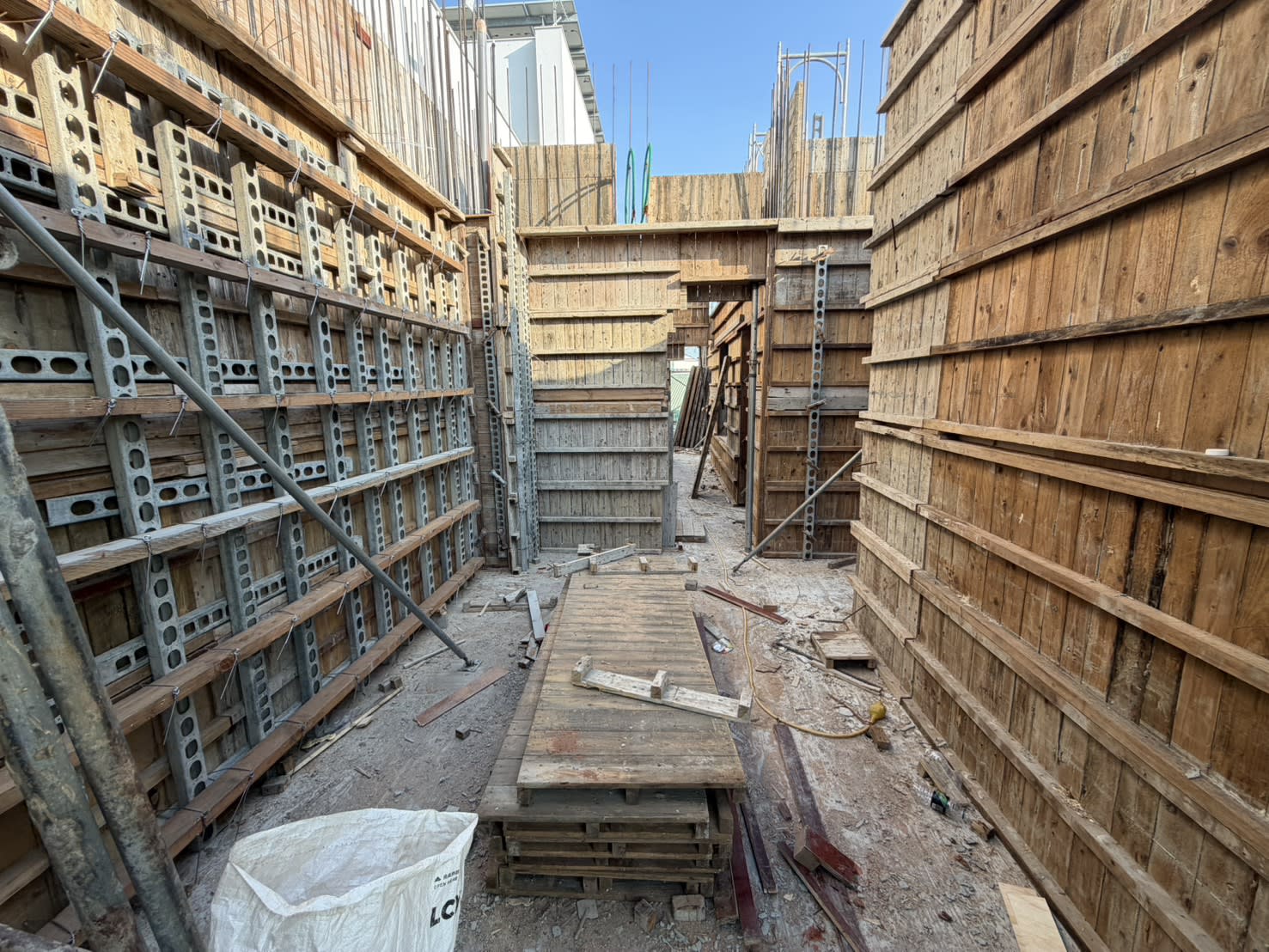 3樓內模封模及模板組立施工現場