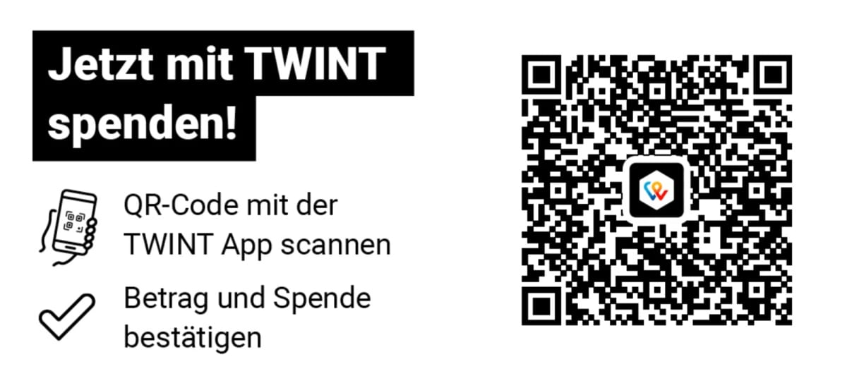 TWINT QR Code für Gospelproject
