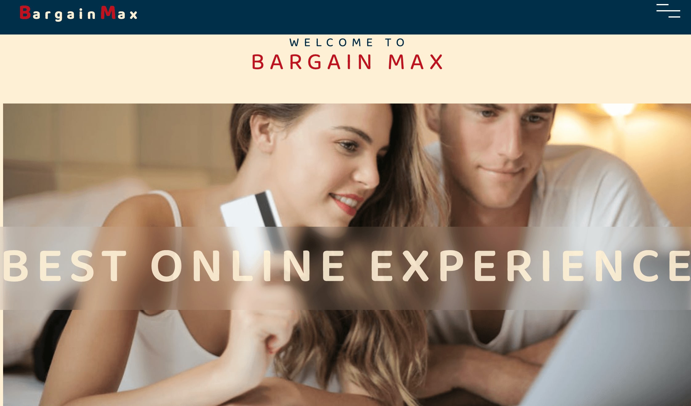 E-Commerce site for Bargain Max