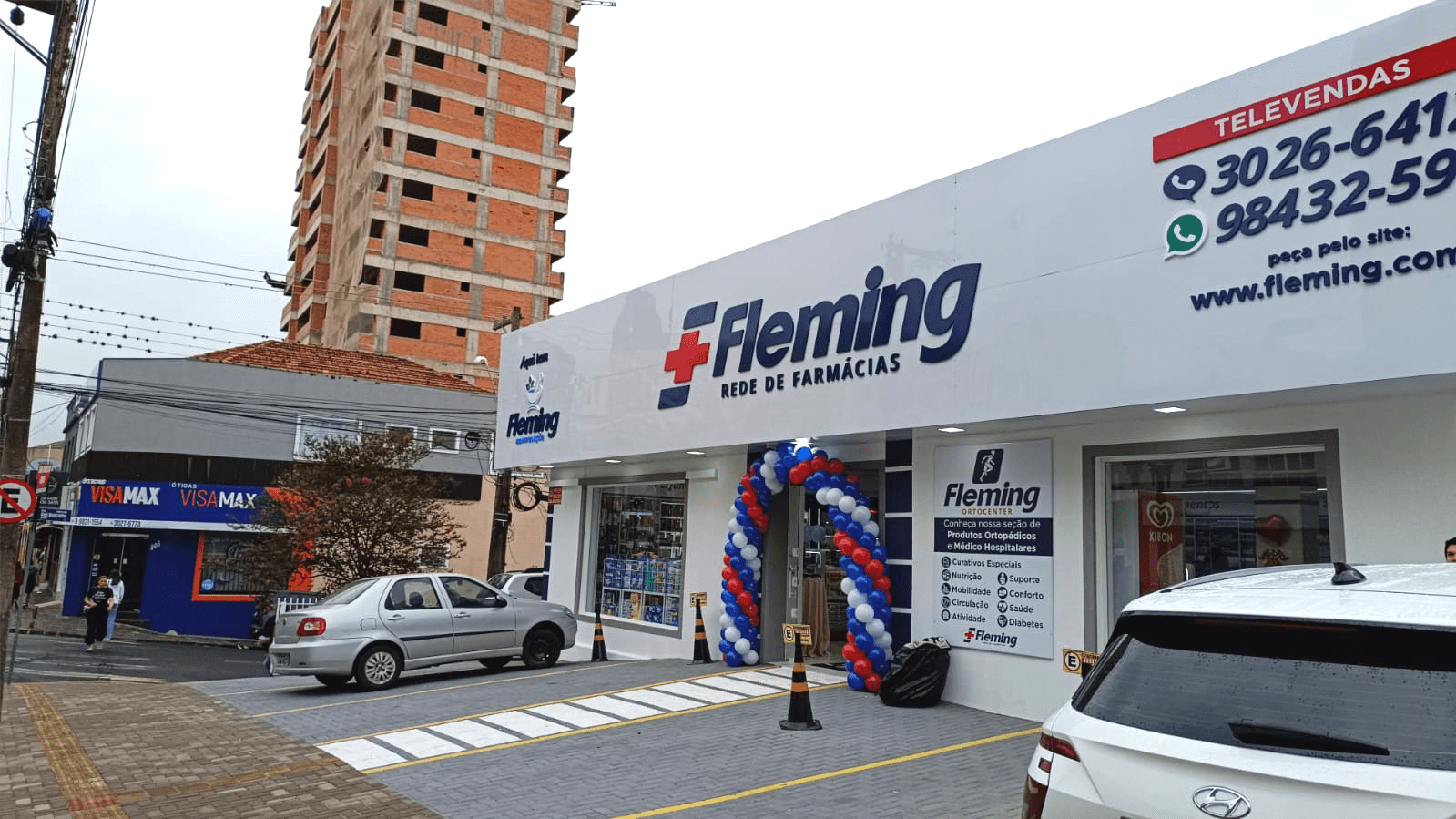 Fachada da Fleming Santa Casa