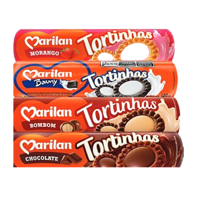 Biscoito MARILAN Tortinhas Todas 140 g