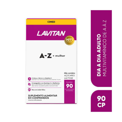 LAVITAN A-Z Mulher 90 comprimidos