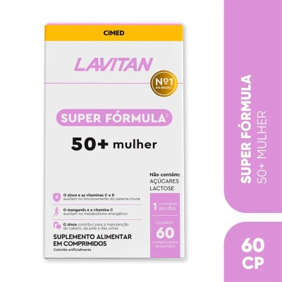 LAVITAN Super Fórmula 50+ Mulher 60 comprimidos