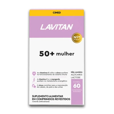 LAVITAN 50+ Mulher 60 comprimidos
