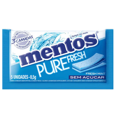 Chiclete MENTOS Todos 05 unidades