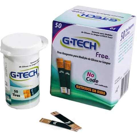 Tiras de Glicemia G-TECH Free 50 unidades