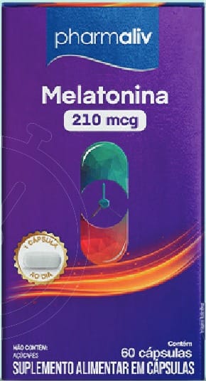 PHARMALIV Melatonina 210 mcg 60 cápsulas