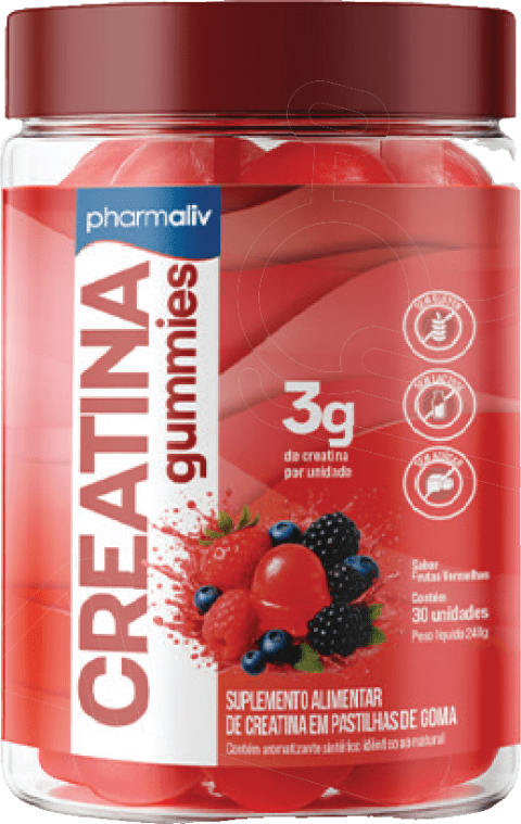 PHARMALIV Creatina Gummies 3 g 30 unidades