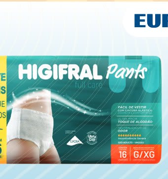 Roupa Intima Higifral Pants G/Xg 16 unidades Full Care
