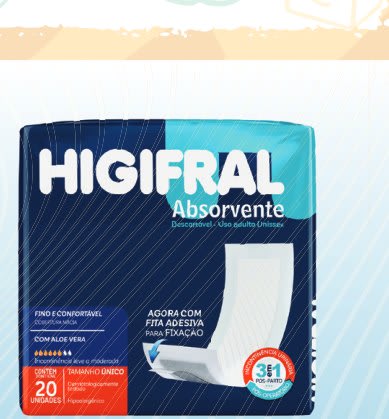 Absorvente Higifral 20 unidades Geriatrico/ Pós Parto