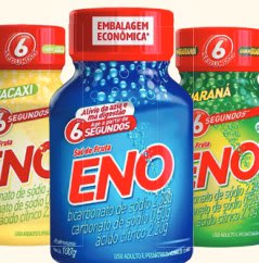Sal de Fruta Eno 2,28g + 0,49g + 2,17g Sabor Abacaxi Pó Efervescente 100g