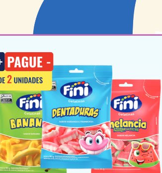 Bala de Gelatina Fini Amoras Sabor Amora 80g