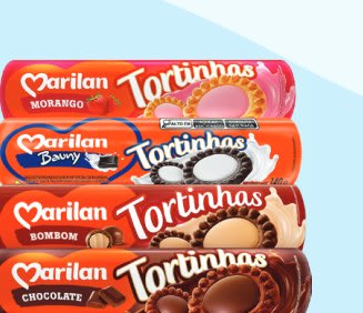 Biscoito Marilan Tortinhas 140 g Bauny