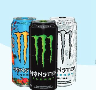Energético Monster Energy Zero Açúcar Sabor Tradicional 473ml