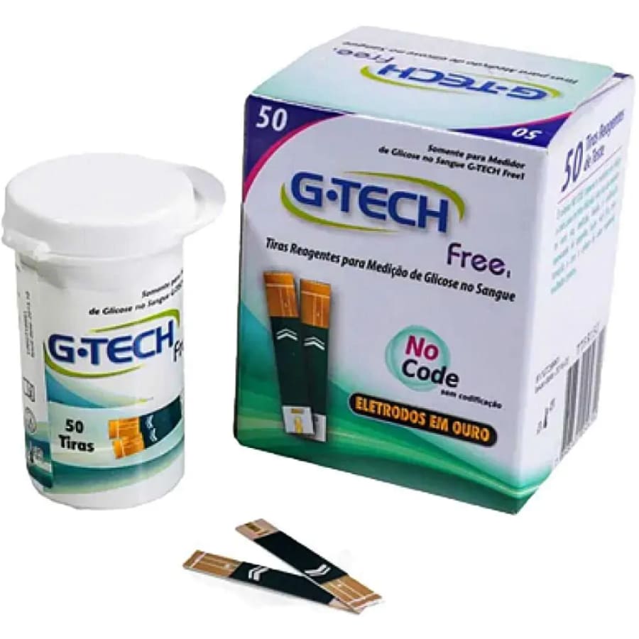 Tiras de Glicemia G-TECH Free 50 unidades