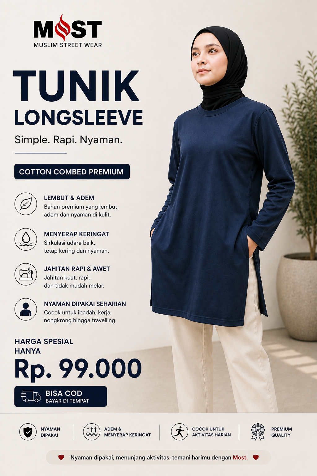 Tunik Longsleeve MUST