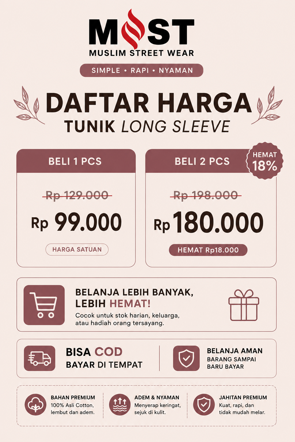 Daftar Harga Promo
