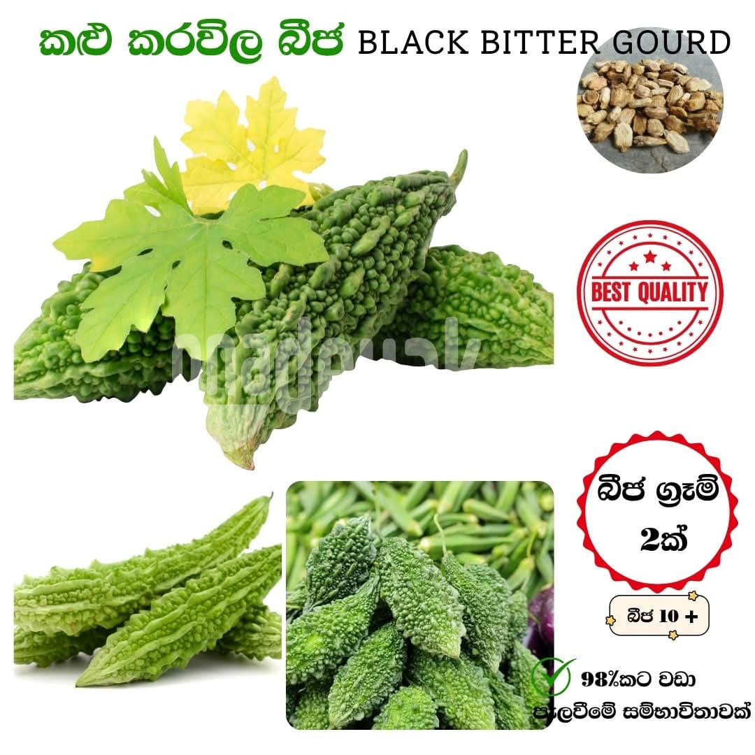 කළු කරවිල (Kalu Karawila) - 2g (බීජ 10+)