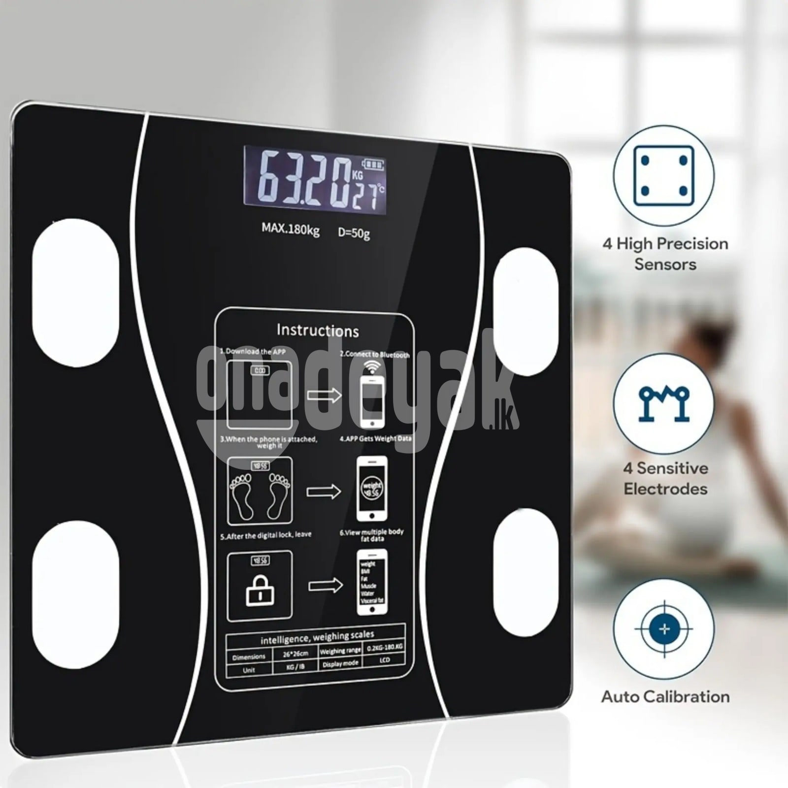 Bluetooth Electronic Weight Scale