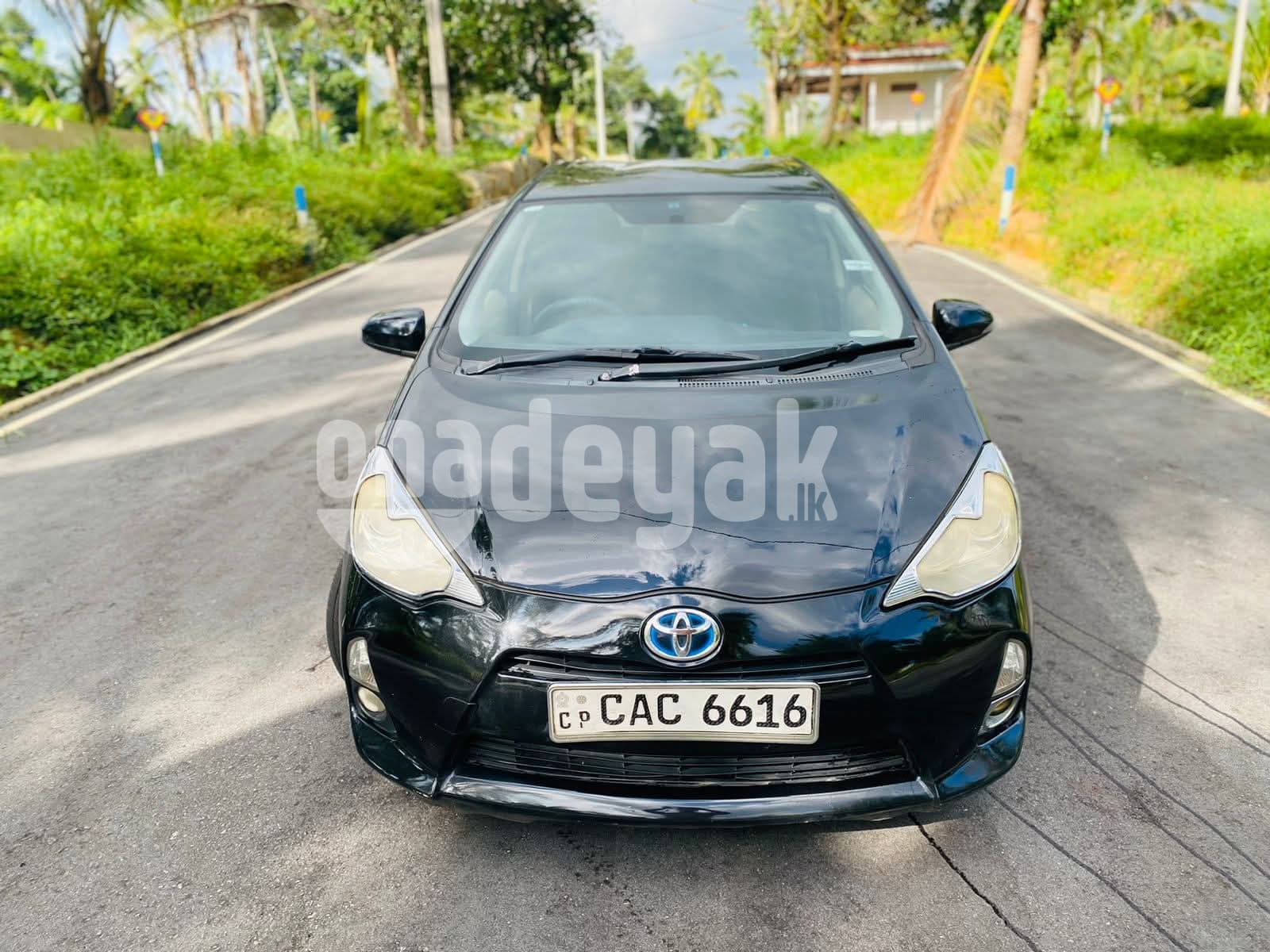 Toyota Aqua Car Rent A car Kadawatha