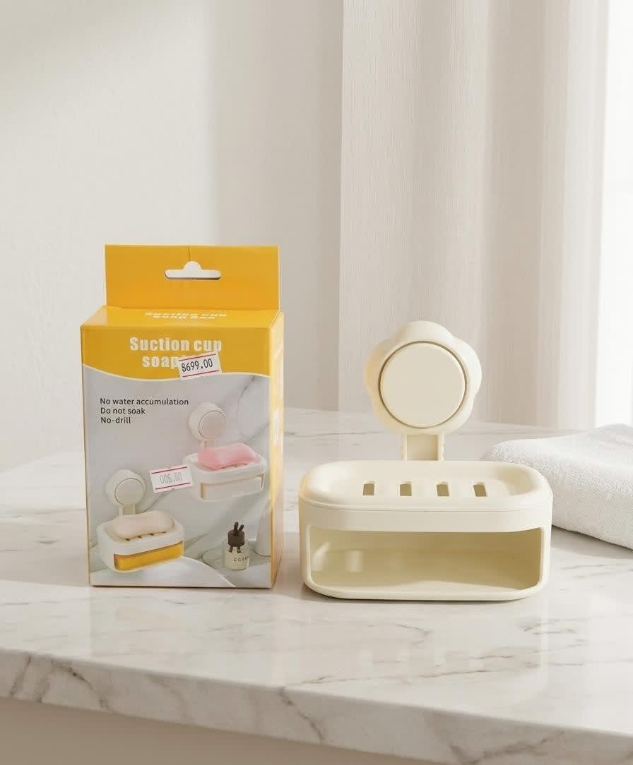 Wall Mounted Suction Cup Soap Box 3