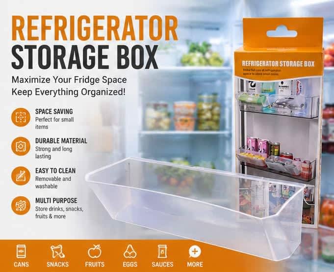 1 Pc Refregirator Storage Box 1