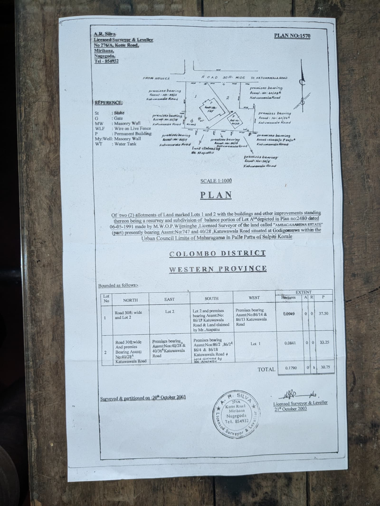 70.75 land with house for sale / maharagama 2