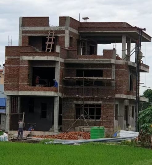 Er. Dipendra Shrestha's home constructed by Ojaskaraa Builders in Baseni, Chitwan
