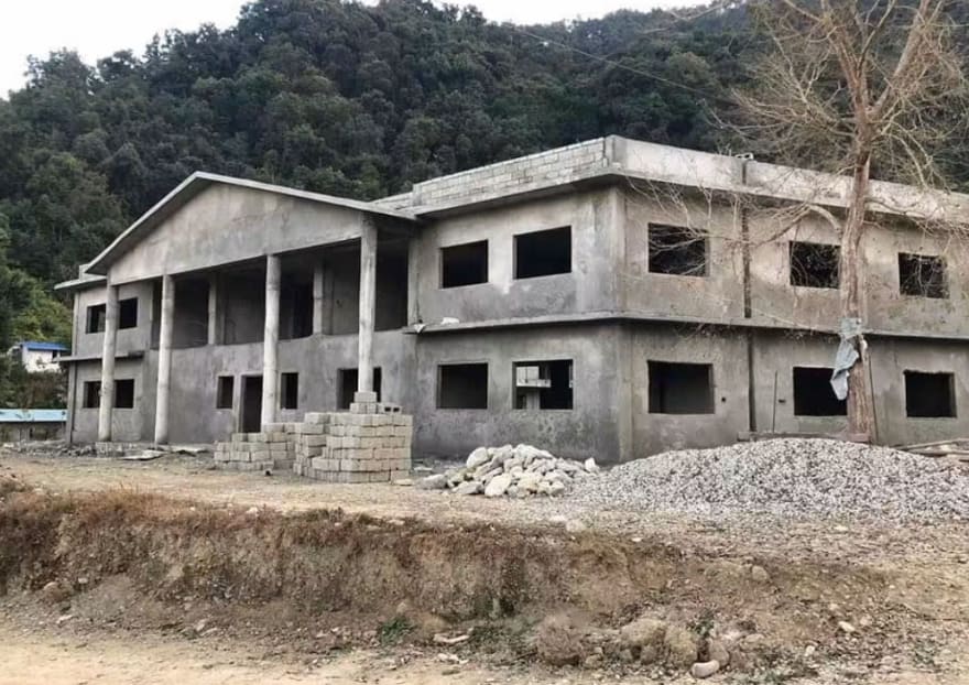 Sri Satya Sai Vidhyashram school building constructed by Ojaskaraa Builders in Lekhnath, Kaski
