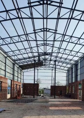Narayani Copy Udhyog factory building constructed by Ojaskaraa Builders in Shivaghat, Chitwan