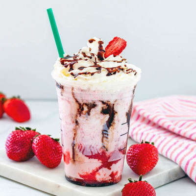 Strawberry frappucino