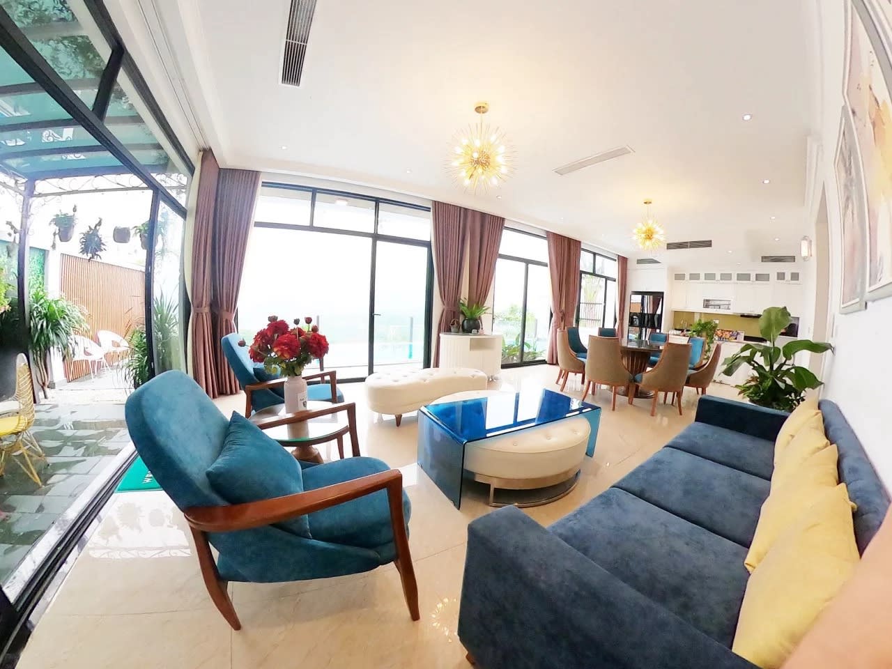 Phòng khách Villa FLC Hạ Long BT6B01