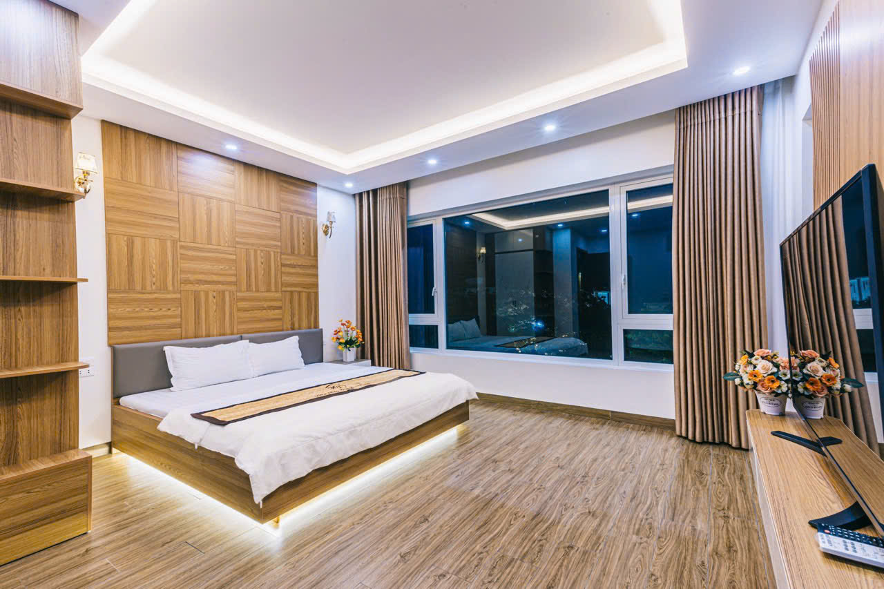 Khu sinh hoạt chung của villa NT25 cho nhóm bạn và gia đình