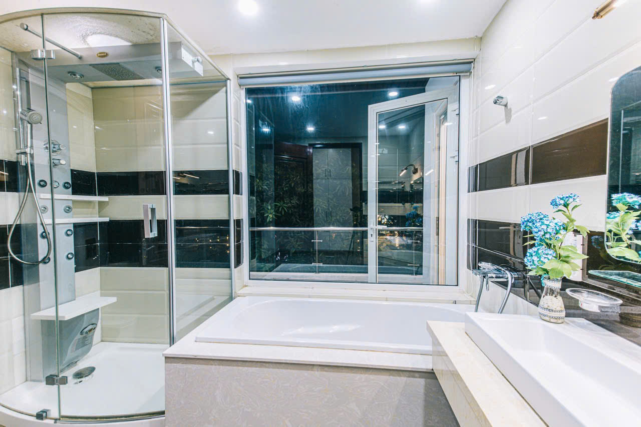 Khu vực ngoài trời tại villa NT25 cần kiểm tra khi đi cùng thú cưng