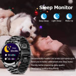 LIGE Novo Smartwatch Relógio Inteligente De Chamadas Bluetooth Para Homens IP67 Esportivo À Prova D'água Fitness