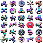 Spinner Escritório Ansiedade Alívio Estresse Fidget Gyro Flor / Torre / Aranha Spinner Metal