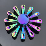 Spinner Escritório Ansiedade Alívio Estresse Fidget Gyro Flor / Torre / Aranha Spinner Metal