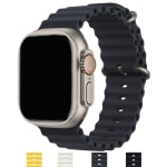 Pulseira Oceano Silicone Para Smart Watch e Iwo 38mm 40mm 41mm 42mm 44mm 45mm 49mm Ultra serie 8