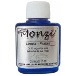 Limpa Pratas Monzi Original 35ml com Flanela