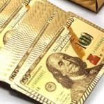 KIT 2 Baralho Conjunto Cartão de Jogo Dourado 24k Prova D'água Promoção