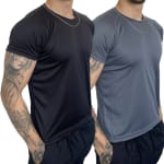Kit 2 Camisetas Dry Fit Masculina - Casual - Treino - Academia - Esportes - Exercícios - Corrida
