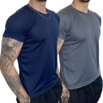 Kit 2 Camisetas Dry Fit Masculina - Casual - Treino - Academia - Esportes - Exercícios - Corrida
