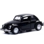 Carrinho Brinquedo Carro De Ferro com Fricção Fusca Fusquinha Colecionador Abre portas e Capô
