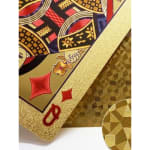 Baralho Dolar Dourado Ouro Folheado A Prova D'agua Poker 54 Cartas