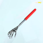 Coçador Regulável Para Costa Metal Caveira Emborrachado Unitário ou Kit c/3  25~58cm