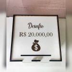 Cofre Desafio para guardar dinheiro ! Junte R$20000