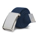 Kit 2 Cinto Masculino De Lona Gorgurão Fivela Americana Ajustável Alta Qualidade