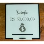 Cofre Desafio para juntar dinheiro ! Junte R$50000