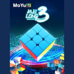 Cubo Mágico Anti-stress 3x3x3 Moyu Interativo Profissional Speed Gold Edition