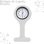 Relógio de Lapela para Enfermagem de Fixar no Jaleco - Cores